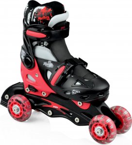 Rolki Raven Inlineskates Rolko-Wrotki 3w1 RAVEN Singer Black/Red 29-32 9