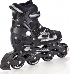 Rolki Raven Inlineskates Spirit rekreacyjne regulowane czarne r. 40-43 4