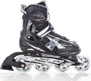 Rolki Raven Inlineskates Team rekreacyjne regulowane czarne r. 36-39 3