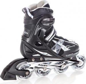 Rolki Raven Inlineskates Team rekreacyjne regulowane czarne r. 36-39 4