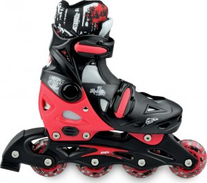 Rolki Raven Inlineskates Singer z wymienną płozą regulowane czerwone r. 37-40 6