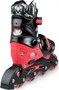 Rolki Raven Inlineskates Singer z wymienną płozą regulowane czerwone r. 37-40 10