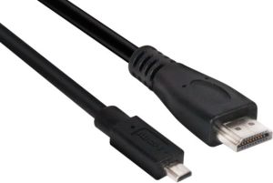 Kabel Club 3D HDMI Micro - HDMI 1m czarny (CAC-1351) 3