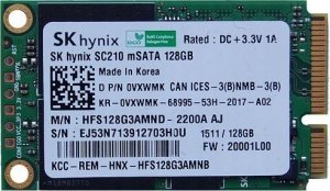 Hynix Dysk SSD / SKhynix SC210 (0VXWMK) / 128 GB / mSATA 1