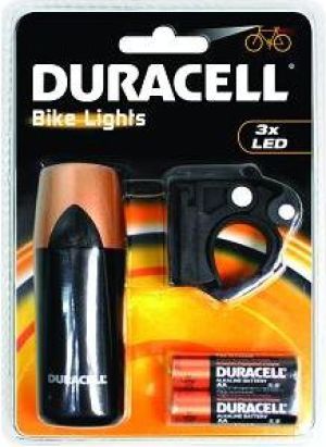 Duracell Duracell Światła rowerowe LED F01 czrno-złota (BIK-F01WDU) 1