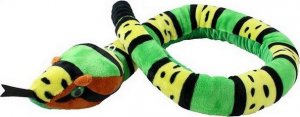 K-Toys WĄŻ GRZECHOTNIK z grzechotką plusz maskotka 135cm 4