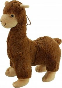 K-Toys LAMA ALPAKA STOJĄCA pluszowa miła przytulanka 35cm 2
