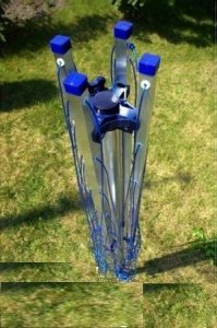 Suszarka na pranie SUSZARKA OGRODOWA JUPITER 50m + KOTWA + POKROWIEC 12