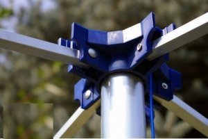 Suszarka na pranie SUSZARKA OGRODOWA JUPITER 50m + KOTWA + POKROWIEC 7