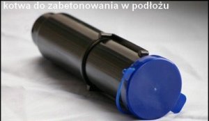 Suszarka na pranie SUSZARKA OGRODOWA JUPITER 50m + KOTWA + POKROWIEC 9