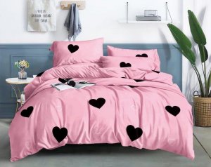 Cotton World Pościel 160x200 bawełna satynowa 3D Cotton World gruba 3 części 1176 1