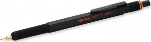 Rotring Feinminenstift 800+ Ołówek metalowy, czarny, 0,5 GB (1900181) 1