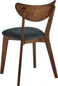 Beliani Zestaw 2 krzeseł do jadalni ciemne drewno ERIE! 6