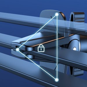 Joyroom Joyroom automatyczny uchwyt samochodowy ładowarka indukcyjna 15W Qi na kratkę wentylacyjną nawiew czarny (JR-ZS298 air vent) 6