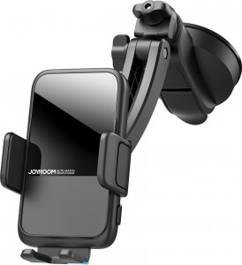 Joyroom Joyroom automatyczny uchwyt samochodowy ładowarka indukcyjna 15W Qi na szybę kokpit deskę czarny (JR-ZS298 dash) 9