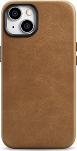 iCarer iCarer Oil Wax Premium Leather Case skórzane etui iPhone 14 magnetyczne z MagSafe brązowy (WMI14220701-TN) 1