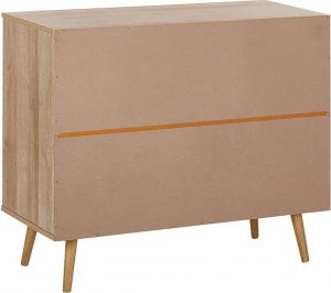 Beliani Komoda fronty rattanowe jasne drewno PONCA! 8