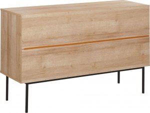 Beliani Szafka trzydrzwiowa fronty rattanowe jasne drewno PASCO! 6