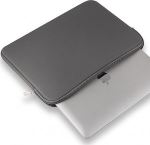 Etui Hurtel Uniwersalne etui torba na laptopa 15,6'' wsuwka tablet organizer na komputer szary 2