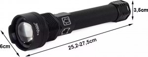 Latarka Latarka Bailong wojskowa policyjna cree XHP70 moc 9