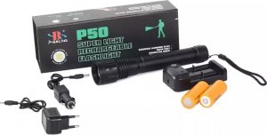 Latarka Latarka Bailong taktyczna policyjna LED XHP50 zoom 6