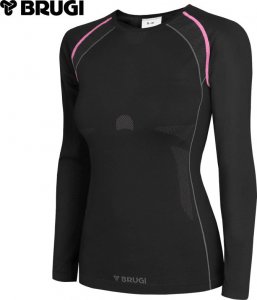 Brugi Bielizna termoaktywna damska zestaw bluza + spodnie legginsy Brugi 2RCG czarny rozmiar S/M 5