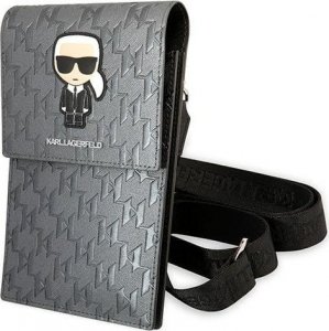 Karl Lagerfeld Karl Lagerfeld Torebka KLWBSAMIPG srebrny/silver Ikonik Karl Monogram Patch NoSize 1