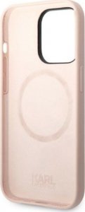 Karl Lagerfeld Karl Lagerfeld KLHMP14LSSKCI iPhone 14 Pro 6,1" hardcase jasnoróżowy/light pink Silicone Karl & Choupette Magsafe NoSize 7