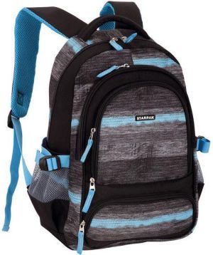 Starpak Plecak szkolny Surfs czarno-niebieski (375500) 1