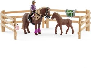 Figurka Schleich Jeździec z kucykami Islandzkimi (42363) 1
