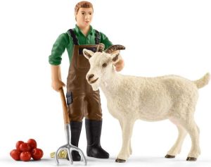 Figurka Schleich Farmer z kozą (42375) 1