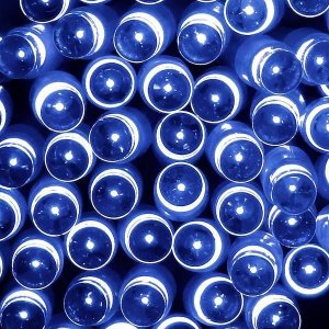 Lampki choinkowe Springos 100 Led na baterie niebieskie z programatorem Uniwersalny 4