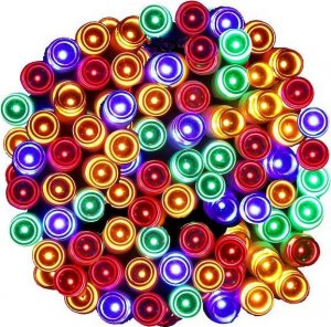 Lampki choinkowe Springos 100 Led na baterie multikolor z programatorem Uniwersalny 12
