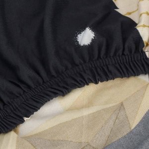 Springos Pokrowiec na krzesło elastyczny świąteczny czarny UNIWERSALNY 5