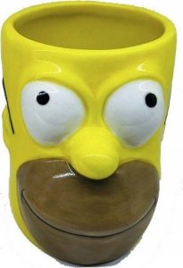 Pan i Pani Gadżet Kubek Do Kawy 3D Homer The Simpsons 1