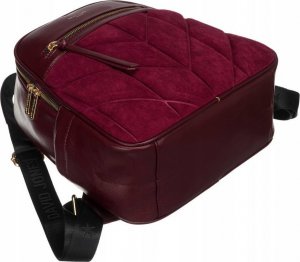 David Jones Plecak zamszowy David Jones bordowy [DH] 6856-2 9