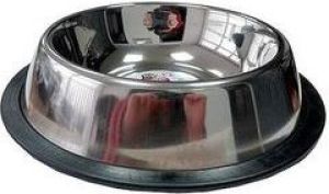 LUPI PETS MISKA METALOWA NA GUMIE 0,9L 2