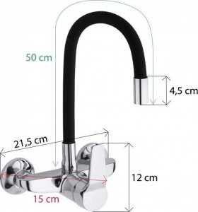 Bateria kuchenna YokaHome ścienna czarna (BZ.ELFO-BLK) 5