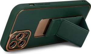 Hurtel New Kickstand Case etui do iPhone 13 z podstawką zielony 14