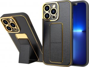 Hurtel New Kickstand Case etui do iPhone 12 Pro z podstawką czarny 1