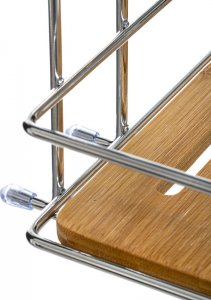 Koszyk prysznicowy 5five prostokątny brązowy (174617) 6