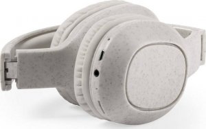 Słuchawki Upominkarnia Bezprzewodowe słuchawki nauszne ze słomy pszenicznej, radio 2