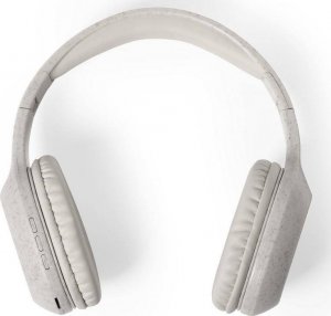 Słuchawki Upominkarnia Bezprzewodowe słuchawki nauszne ze słomy pszenicznej, radio 4