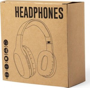 Słuchawki Upominkarnia Bezprzewodowe słuchawki nauszne ze słomy pszenicznej, radio 5