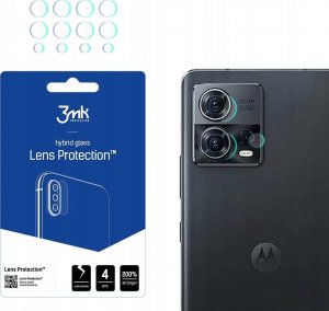 3MK Szkło hybrydowe na obiektyw aparatu 3MK Lens Protect Motorola Edge 30 Fusion [4 PACK] 2