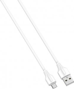 Kabel USB LDNIO USB-A - microUSB 0.2 m Biały (5903031036183) 1