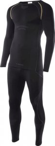 Brugi Bielizna termoaktywna męska zestaw bluza + spodnie kalesony legginsy Brugi 4RCG czarny rozmiar L/XL 1
