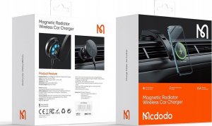 Mcdodo Uchwyt samochodowy Mcdodo, z ładowarka indukcyjną, magnetyczny 15