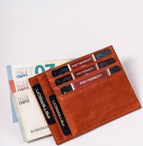 Peterson Etui skórzane Peterson PTN CAW22722 AUTU j. brązowe 2