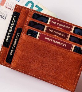 Peterson Etui skórzane Peterson PTN CAW22722 AUTU j. brązowe 5